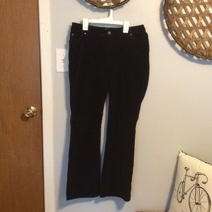 Petite Dark Blue St. John’s Bay Corduroy Pants ☆彡